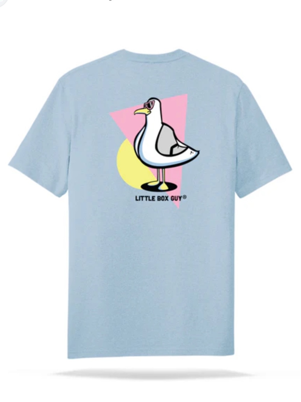 Little Box Guy Seagull Shapes Tee Size XL